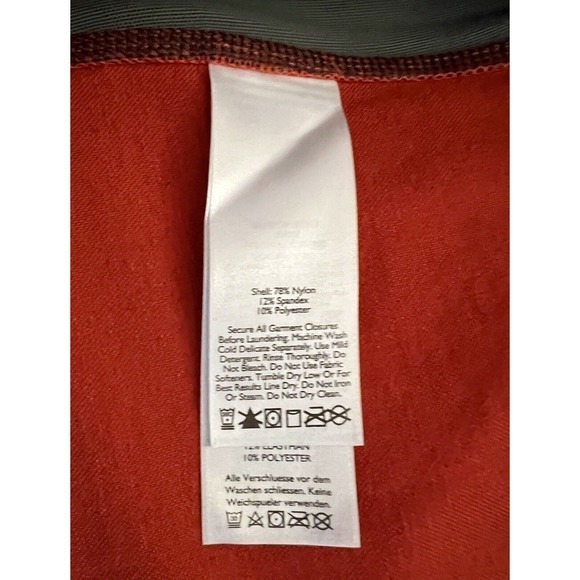 Eddie Bauer Jacket Mens‎ Large First Ascent Orange Pockets Full Zip Outdoor EUC - Picture 12 of 12